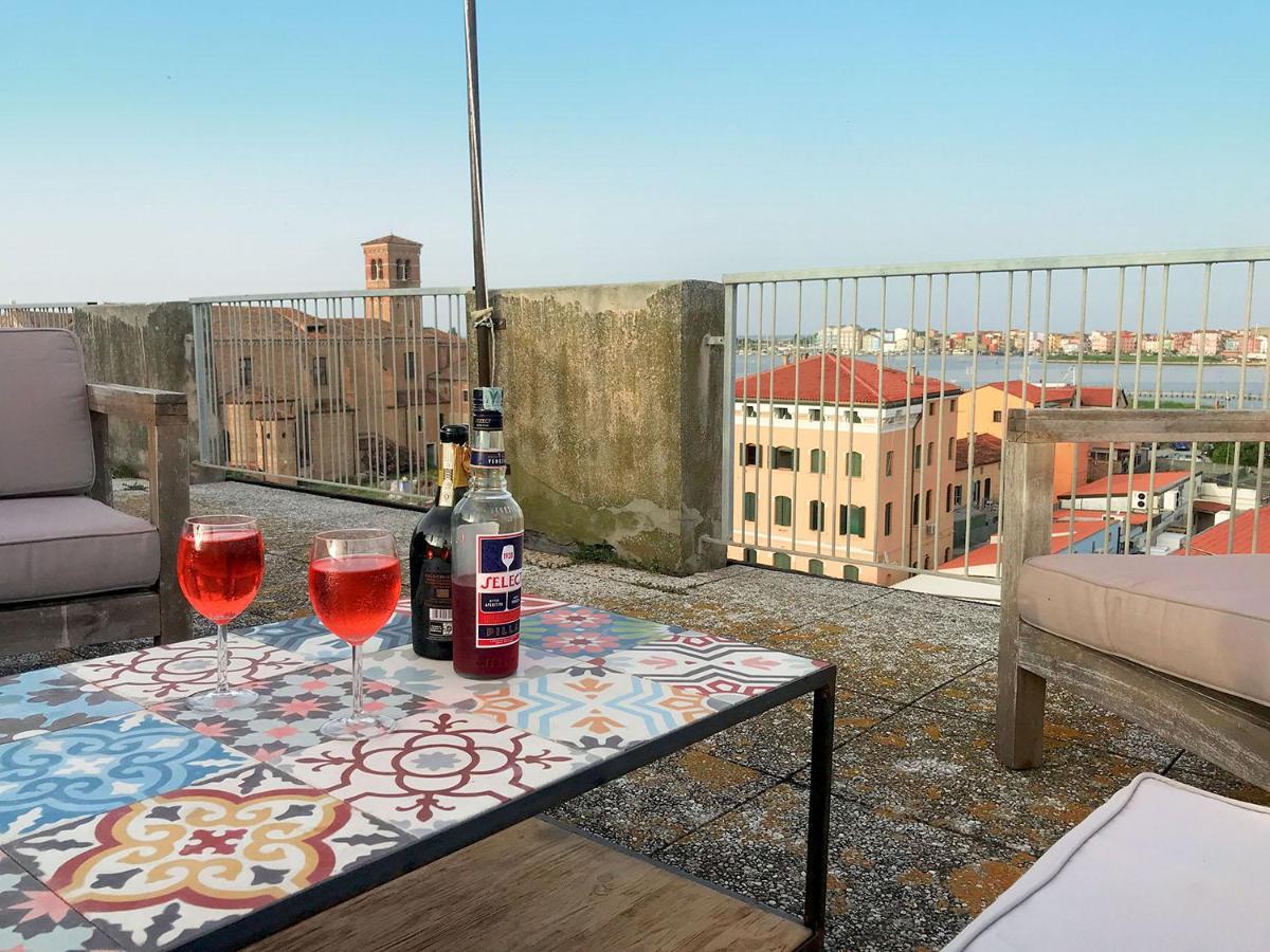 Casa Della Felicita Apartment คิออกเจีย ภายนอก รูปภาพ